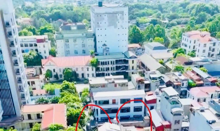 Cho thuê nhà 5 tầng, có thang máy, căn góc 2 mặt tiền view hồ TP Thanh Hoá
